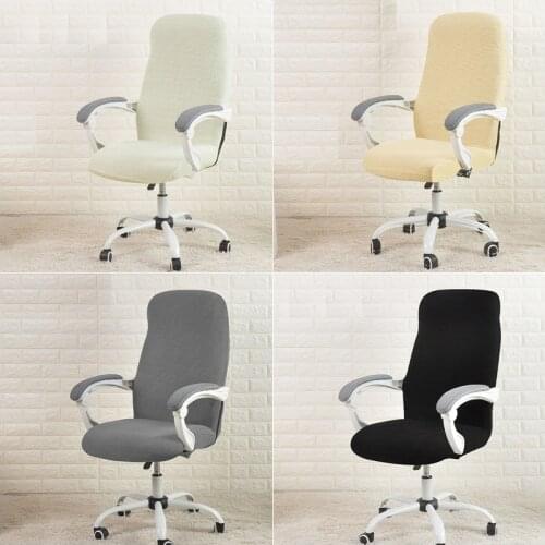 Office Desk Chair Cover Water Resistant Jacquard Study Computer Chair Covers Elastic Spandex Funda Silla Escritorio Slipcovers
