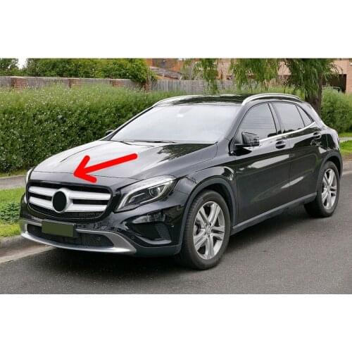 For Mercedes w156 Bumper Star Emblem Front Hood Star Badge GLA Class 2013-2021 Aftermarket A1298880116