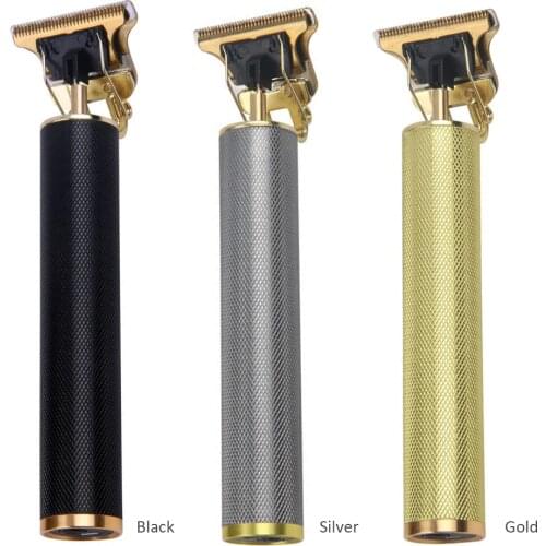 Aluminum Alloy Electric Hair Clipper USB Rechargeable Shaver Beard Trimmer Men Hair Cutting Machine Barber Carving Hair Cut