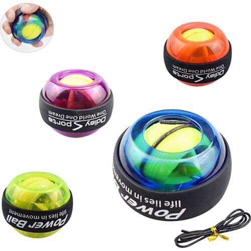 LED Gyro Ball Strengthen Wrist Strength Machine Muscle Relax Powerball Wrist Joint Exercise Arm Power Trainer Fitness Energyball