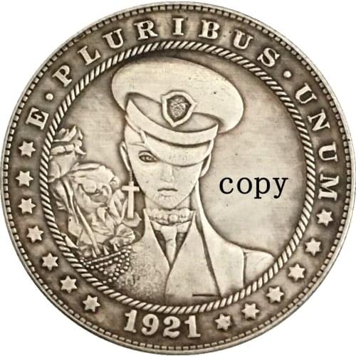 Hobo Nickel 1921-D USA Morgan Dollar COIN COPY Type 232