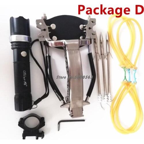 Powerful Fishing Slingshot Set Professional Shooting Catapult Hunting Outdoor Launcher or Fishing Hunting Accurate Shooting