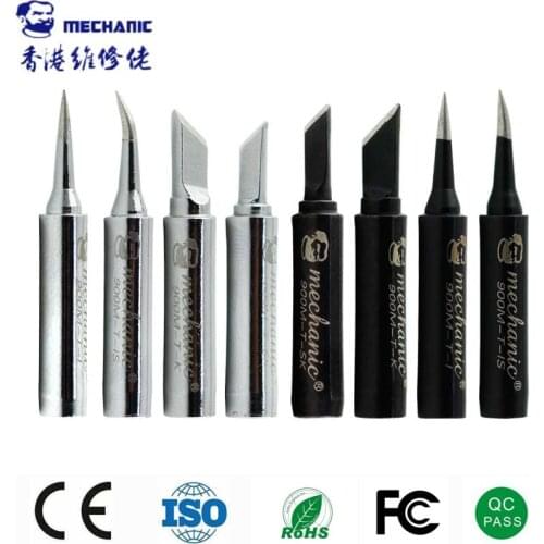 10PCS Mechanic Lead-free Soldering Iron Tip 900T Serise Sting Welding Tools Replacement For 936/937/958/8586 Soldering Station