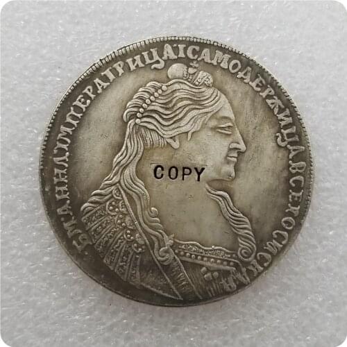 1736 RUSSIA 1 ROUBLE Copy Coin commemorative coins-replica coins medal coins collectibles