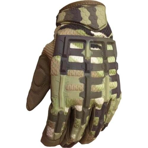 Full Finger Men Gloves Touch Screen Army Tactical Gloves Paintball Airsoft Shooting Hunting Non-slip Camo Mittens Wearable