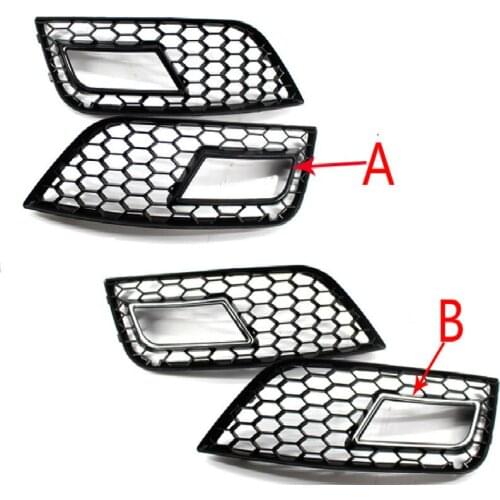 Fog Light Frame Mesh Grille Lower Mesh Grille For 2013-2015 Audi A4L B9 OEM: 8k0807681k