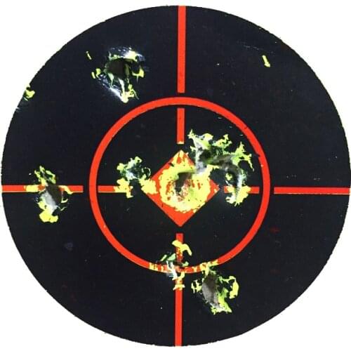 Splatter Reactive Targets(Central Diamond Pattern)-7.5cm/3" Adhesive Reactive Shooting Targets for Gun, Rifle, Pistol, AirSoft