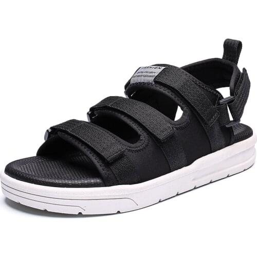 New Man Sandals Soft Bottom Men Summer Beach Shoes Non-slip Open Toe Mens Sandals Cool Water Beach Slippers Boys Footwear Cool