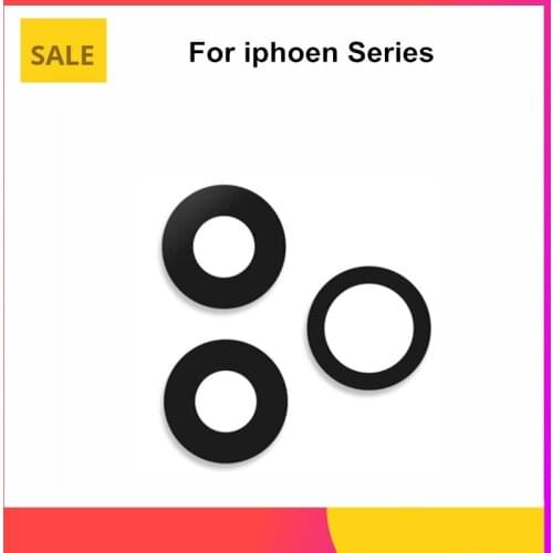 Back Camera Glass Lens For iPhone 6 6Plus 6s 7 8 Plus X XS 11 12 Pro Max Back Rear Camera Glass Lens Replacement with Adhesive