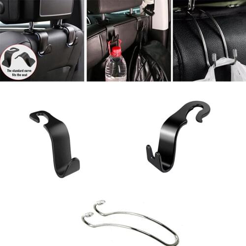 1PC Universal Car Seat Hook Back Hook Car Accessories Interior Portable Hanger Holder Storage for Car Bag Purse Cloth