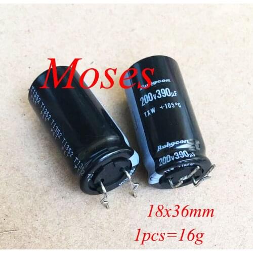 200v 390uf 330uf +/- 20% 100% Original new NCC KXJ Electrolytic Capacitor Capacitance Radial 18x35mm