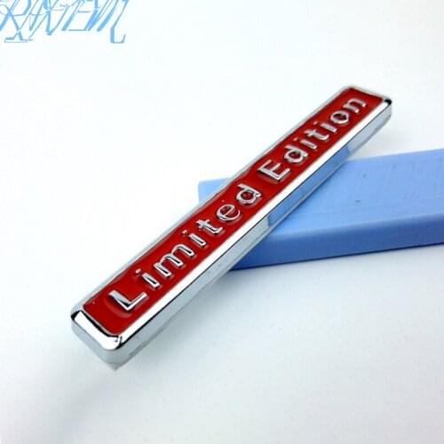 3D Metal Limited Edition Auto Car Sticker Badge Decal For Nissan Juke tiida note Qashqai Murano Versa Almera Sentra