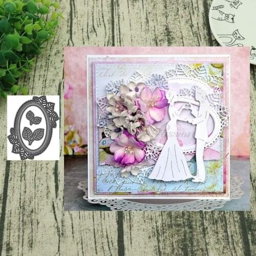 AddyCraft Leaf lace background Metal Cutting Dies Stencils For DIY Scrapbooking Album Paper Card Decorative Craft