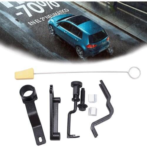 Car Accessior Crankshaft Positioning Tool Cam Phaser Holding Tool for Ford 4.6L 5.4L 3V Engine Timing Tool Set Black RS-EM1020