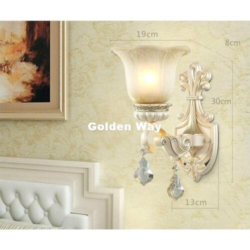 Free Shipping European Beside Wall Sconce Modern Decorative Candle Wall Lamp Restaurant aisle Bedroom Lamps Indoor Modern Lights
