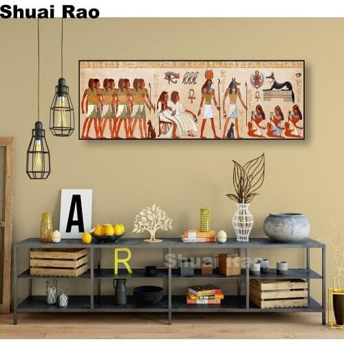 Large Full round diamond embroidery Retro Egypt Queen Cleopatra diamond painting 5D square by hand 3d gift picture rhinestone