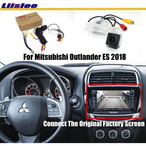 Liislee For Mitsubishi Outlander ES 2018 RCA & Original Screen Compatible Rear View Camera / Back Up Reverse Parking Camera