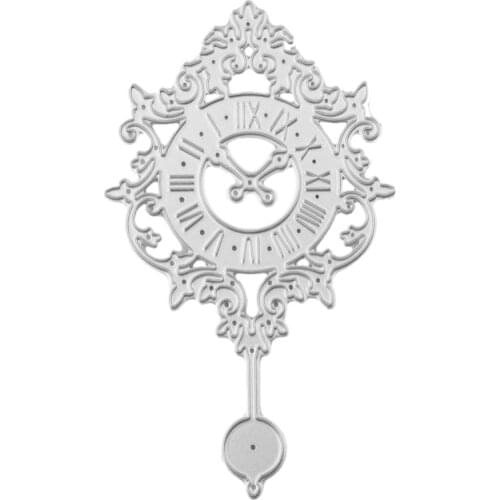 Classical Wall Clock Metal Cutting Dies Stencils For DIY Scrapbooking Decorative Embossing Suit Paper Cards Die Cutting Template