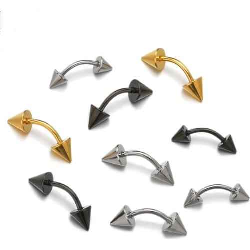 Stainless Steel Segment Ring Piercing Eyebrow Ring Cartilage Unisex Hip Hop Punk Body Piercing Fine Jewelry Party Birthday