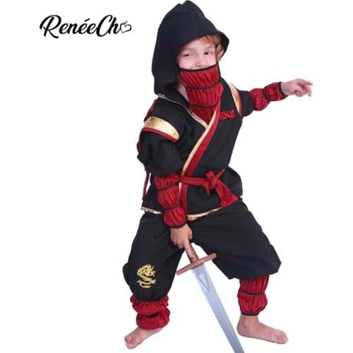 Halloween Costume For Kids Stealth Ninja Costume Black Boys Warrior Killer Cosplay Girls Game Costume For Party New Year Gift