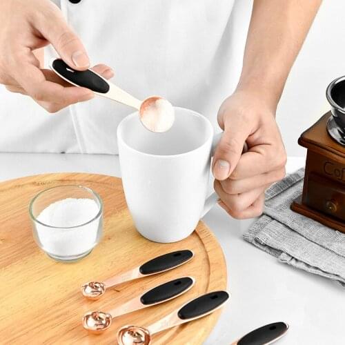 5/8pcs Kitchen Measuring Spoons Teaspoon Coffee Sugar Scoop Cake Baking Flour Measuring Cups Kitchen Cooking Tools
