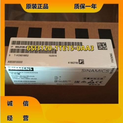 6SL3120-1TE15-0AA3 Siemens S120 motor module 6SL3120-1TE15-OAA3