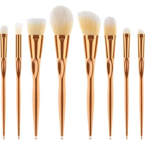 8pcs/set Makeup Brushes Set new design For Eyebrow Eyeshadow Foundation Concealer Contour Powder Face Brush