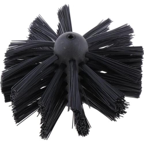 100mm Dryer Vent Cleaning Brush Head Nylon Lint Remover Brush For Chimney