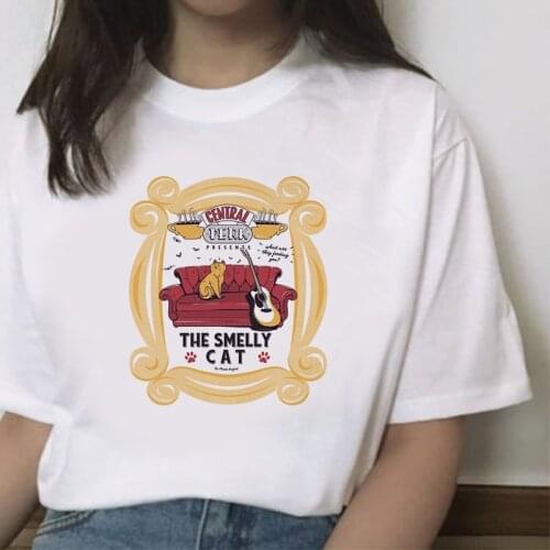 Casual O-neck top shirt Friends T-shirt women summer t-shirt ladies Harajuku short-sleeved t-shirt