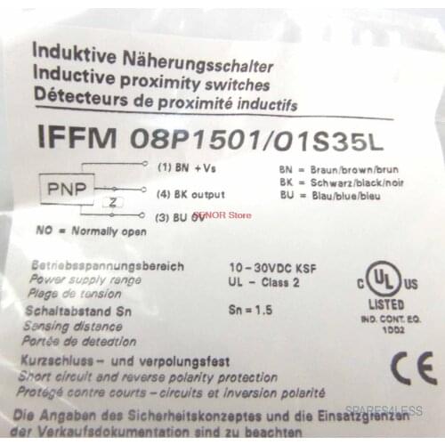 Direct sales original proximity switch IFFM 08P3501/01S35L physical shooting