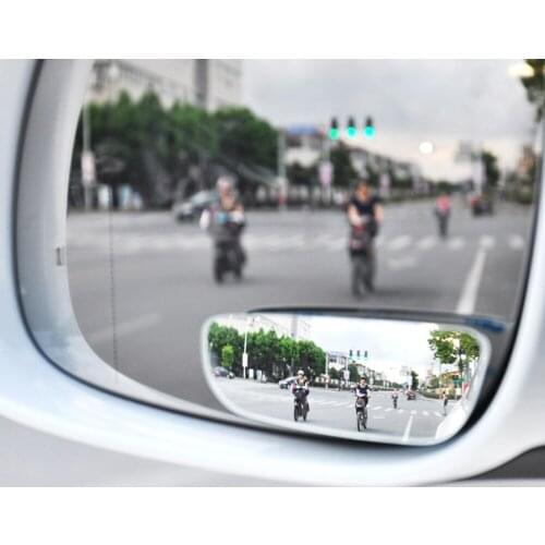 Adjustable Convex Blind Spot Mirror Auto Rearview Auxiliary Mirror 360 Degree Wide Angle 1 Pair Parking Car Mirror
