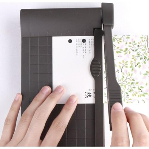 Paper Cutter A5 Paper Trimmer 1-6 Inch Portable Photo Paper Guillotine Built-In Ruler Office Stationery Cutting Portable Machine