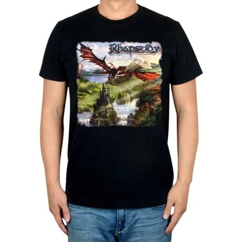 15 designs Gothic 3D Dragon Rhapsody Rock Brand men women shirt 100%Cotton Punk fitness Hardrock heavy Metal skateboard