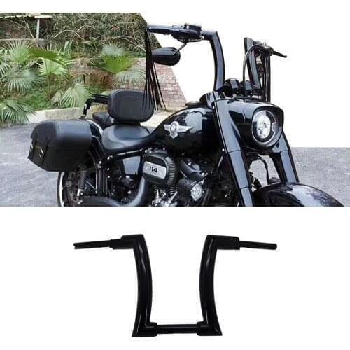 Motorcycle 12" 14" 16" Bar Handlebars for Harley Dyna Softail Fat Boy Bob Breakout Slim Deluxe 1996-2013 Road King