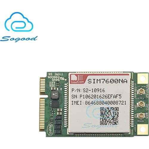 SIMCOM SIM7600NA MINI PCIE LTE CAT-1 module LTE-FDD B2/B4/B5/B12/B13/B14/B25/B26/B66/B71 LTE-TDD B41