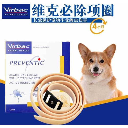 Dog collar for removing mites and ticks