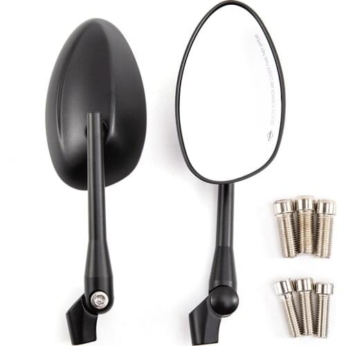 Universal Motorcycle Rear View Mirrors Rearview Handlebar Mirror CNC Aluminum Accessories For Honda Kawasaki Yamaha Suzuki Vespa