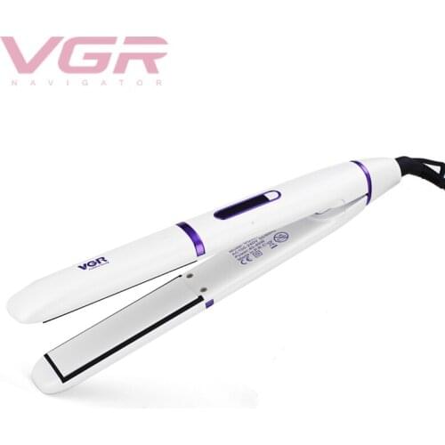 VGR V500 Hair Straightener Dual Purpose PTC Heating Element Heat Up Quickly Hair Care Styling Appliances hair curler