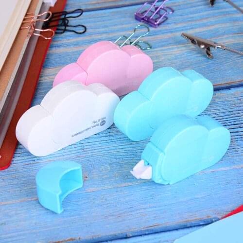 1 PCS Mini Cloud Correction Tape Stationery Novelty Office School Supplies 5mm X 5m