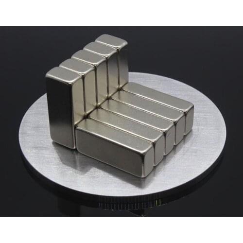 1Pc N30-N52 20x8x5mm Super Strong Cuboid Bar Blocks Rare Earth Neodymium Fridge Magnet Super strong magnetism Hard texture