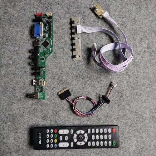 1366*768 screen 60Hz WLED LCD controller board Kit Fit M140NWR1/M140NWR2/M140NWT1/M156NWR2 monitor 40-Pin LVDS VGA USB AV