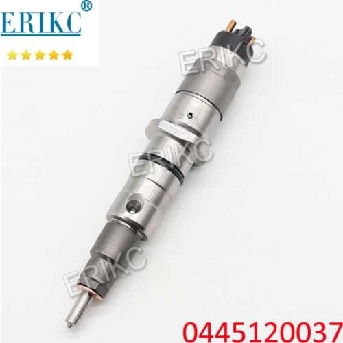 ERIKC 0445120037 Fuel Auto Injector Nozzle 0 445 120 037 Excavator Genuine New Injector Accessories 0445 120 037 for Bosch Spray