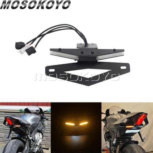 Tail Tidy Fender Eliminator Integarted Kit For Yamaha YZF R1 YZFR1 2015 16 17 18 2019 Rear Frame License Plate Bracket w/ Light