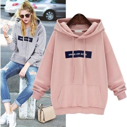 M-3xl Korean Sports Loose Fashion Oversized Hoodies Women 2020 Plus Size Harajuku Sweatshirt Women Fashion Europian Clothes