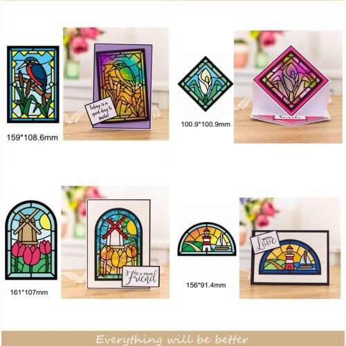 Plant Flower Leaves Bird Windmill Lighthouse Boat Metal Cutting Dies DIY Scrapbook Craft New Stencils Die Cut Make Cards 2020