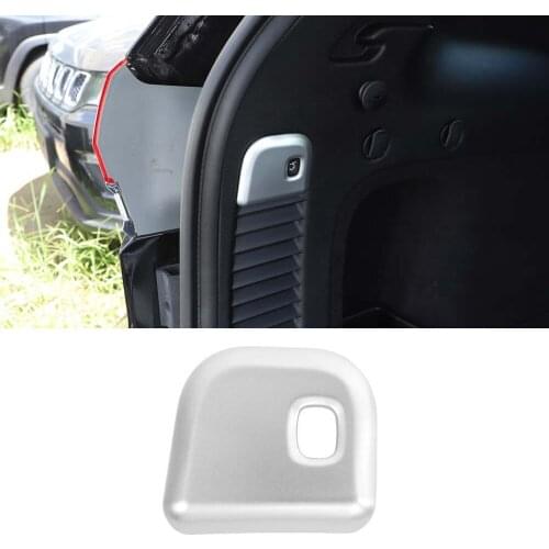 For Jeep Grand Cherokee 2011 Up Car Electric Rear Trunk Door Switch Button Cover Sticker Auto Car Accessories