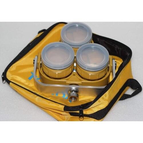 NEW Yellow Triple Prism System w/Bag FOR total stations