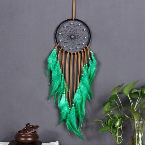 New original design dream catcher home decorations natural turquoise dream catcher hand-made wall decoration dream catcher