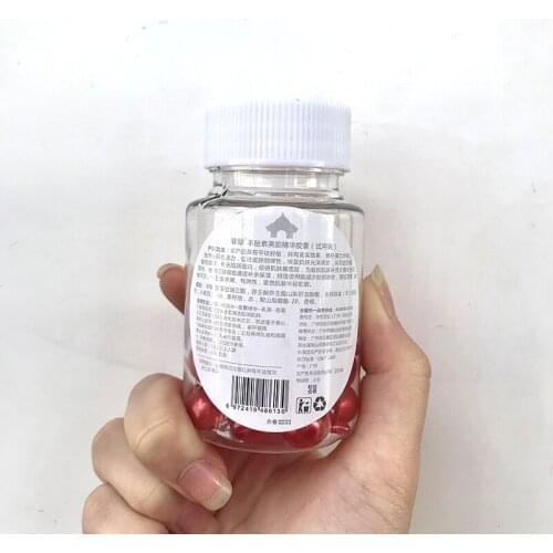 Caviar Peptide Capsule Essence Face Cream Essence Liquid Bright Moisturizing Fades Fine Lines Face Serum Korean Cosmetics