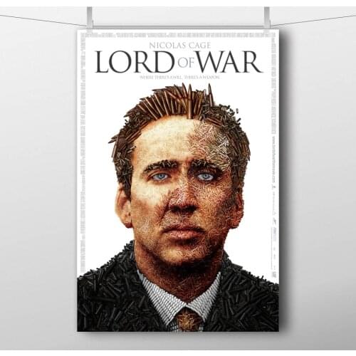 Lord of War (2005) Nicolas Cage Movie Posters Wall Art Canvas Prints For Living Room Decor Painting